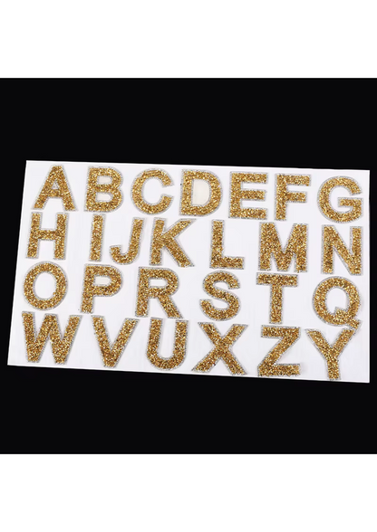 Diamond Letter Decals